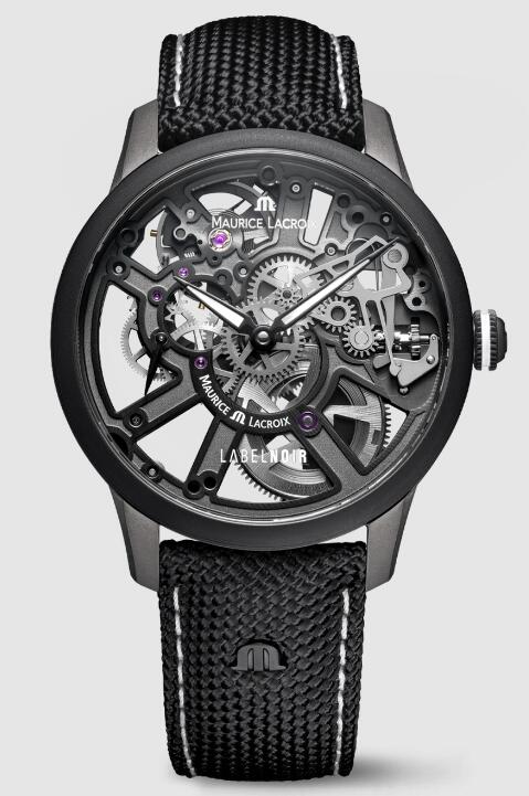 Review Best Maurice Lacroix MASTERPIECE SKELETON LABEL NOIR MP7228-DLB04-090-2 Replica watch - Click Image to Close